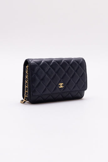 Chanel Wallet On Chain Navy