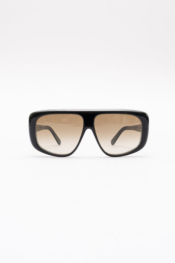 Zimmermann Liv Mask Oversized Sunglasses Green