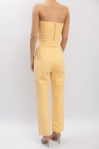 Scanlan Theodore Tailored Bustier and Pant in Daffodil
