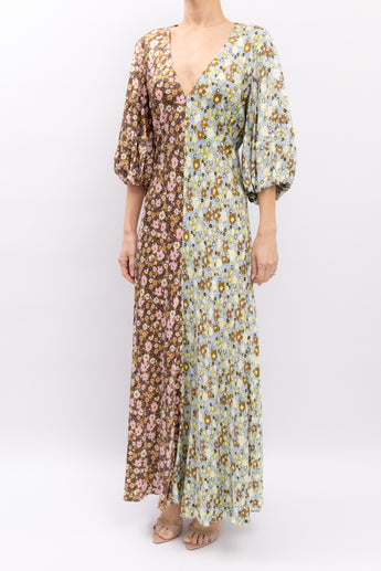 Lee Mathews Zoe Puff Sleeve Dress