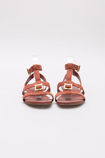 Dior Suede Buckle Sandals