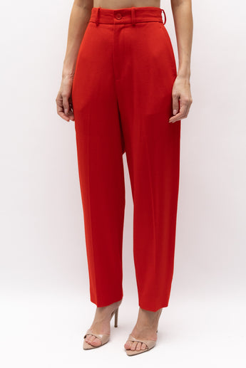 Scanlan Theodore Wool Blend Trousers Red