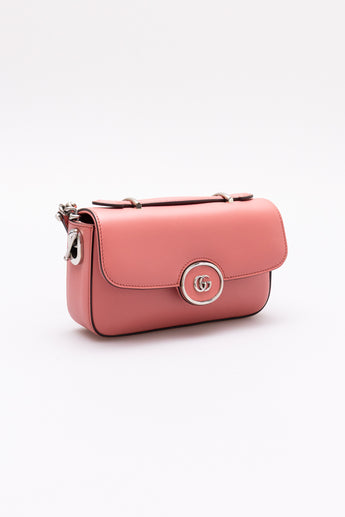 Gucci Petite GG Top Handle Bag Peach