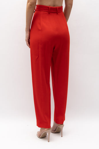 Scanlan Theodore Wool Blend Trousers Red