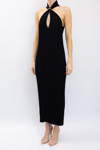 Scanlan Theodore Pleated Rib Ring Dress