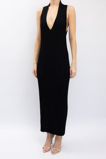 Scanlan Theodore Pleated Rib Ring Dress