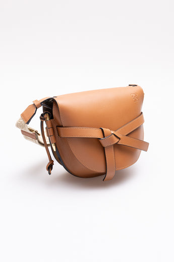 Loewe Gate Dual Shoulder Bag Brown