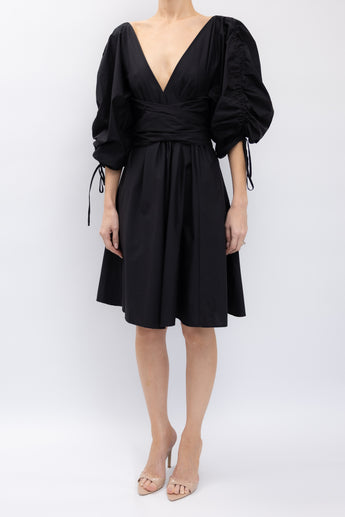 Scanlan Theodore Cotton Parachute Wrap Dress