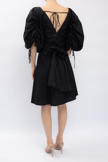 Scanlan Theodore Cotton Parachute Wrap Dress