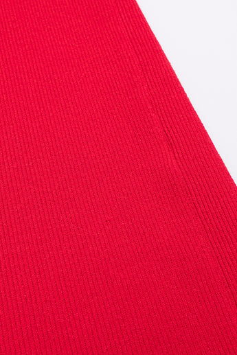 Rebecca Vallance Tiamo Knit Midi Dress Red