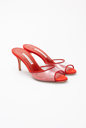 Manolo Blahnik Jadifa Mules 70mm