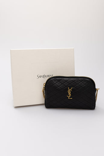 Saint Laurent Gaby Zip Pouch Handbag