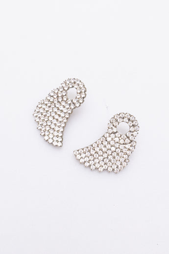 Chelsea Deluca Diamonte Wing Earrings