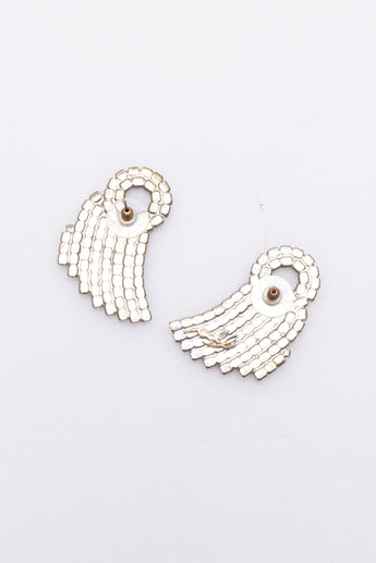 Chelsea Deluca Diamonte Wing Earrings