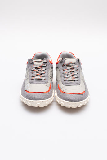 Chanel Low Top Sneakers Grey Cloth
