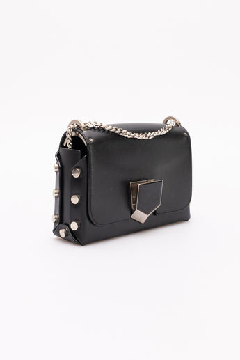 Jimmy Choo Lockett Shoulder Bag Black