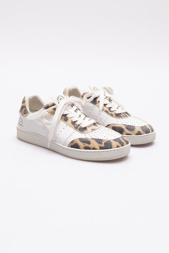 Loeffler Randall Keeley Low Top Sneakers Leopard