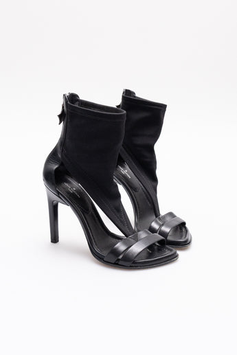 Louis Vuitton Sock Heels Black