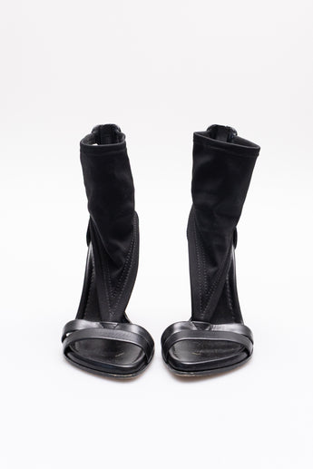 Louis Vuitton Sock Heels Black