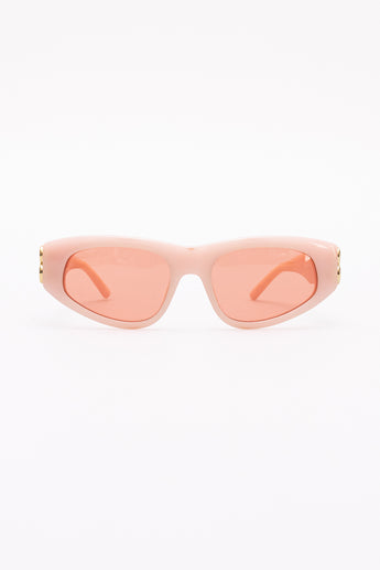 Balenciaga Cat-Eye Sunglasses Peach Pink BB0095S