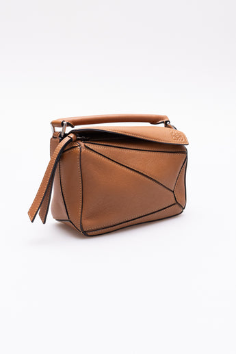 Loewe Mini Puzzle Edge Bag Tan