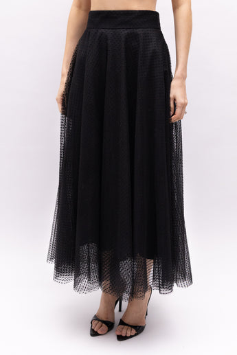 Zimmermann Tulle Dot Midi Skirt