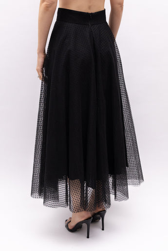 Zimmermann Tulle Dot Midi Skirt