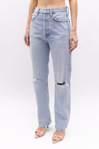 Agolde 90s Distressed Denim Jeans
