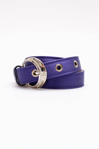 Dior Satin Belt Purple