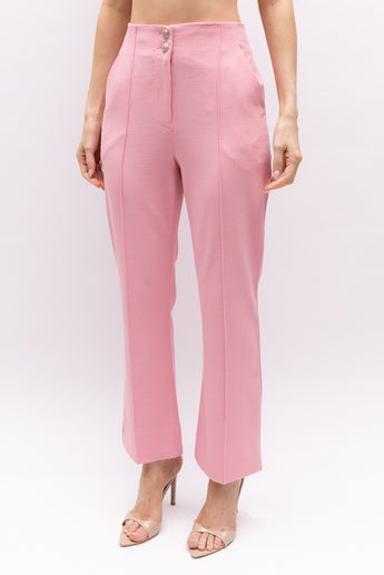 Veronica Beard Kean Tweed Kick-Flare Pants