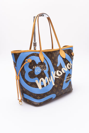 Louis Vuitton Tahitienne Monogram Canvas Mykonos Neverfull MM Tote Bag