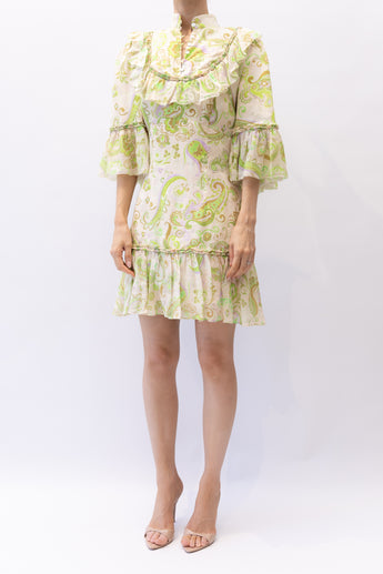 Alemais Marta Ruffled Mini Dress