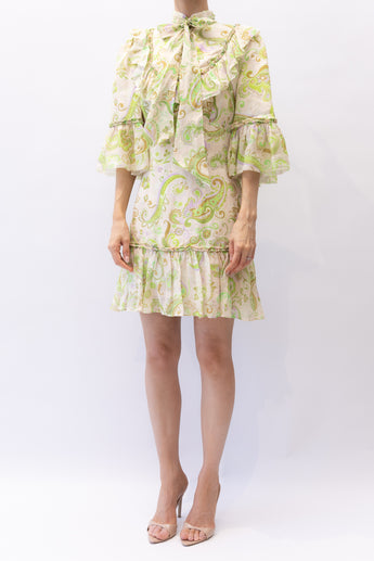 Alemais Marta Ruffled Mini Dress