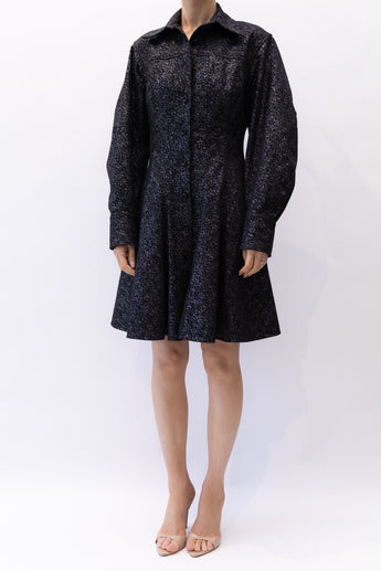 Scanlan Theodore Cotton Jacquard Cocoon Dress