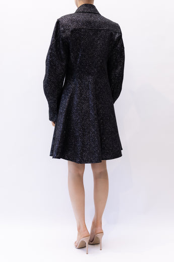 Scanlan Theodore Cotton Jacquard Cocoon Dress