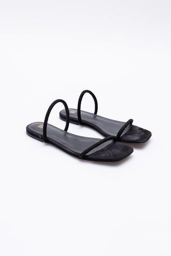 Toteme The Minimalist Suede Slides