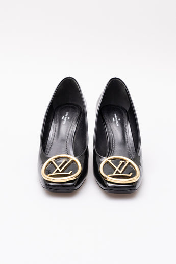 Louis Vuitton Madeline Pumps Patent Black