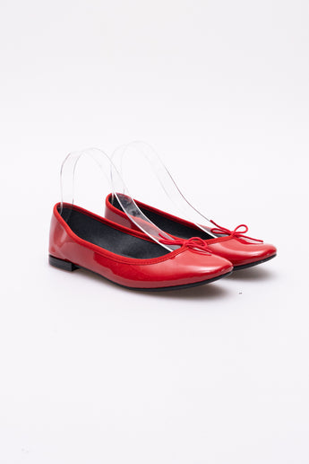 Repetto Patent Red Ballerina Flats