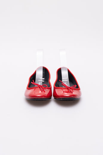 Repetto Patent Red Ballerina Flats