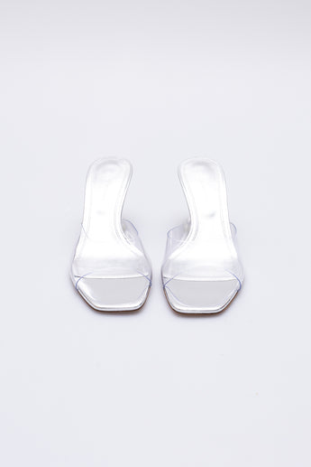 Amina Muaddi Lupita Glass Slipper 70