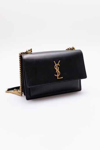 Saint Laurent Small Sunset Logo Shoulder Bag