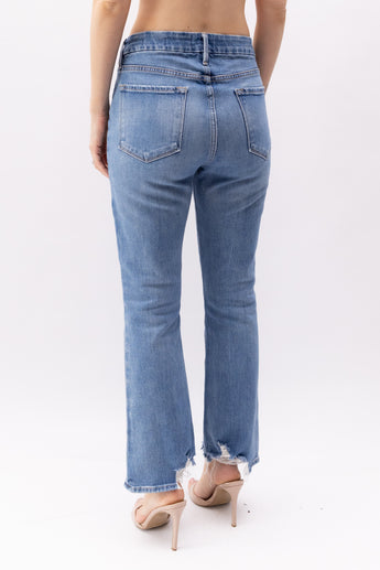 Frame Lee Cropped Mini Boot Jeans