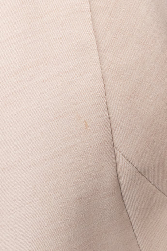 Friends with Frank Collarless Blazer Beige