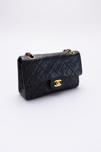 Chanel Vintage Classic Double Flap Bag Small 1992-1993