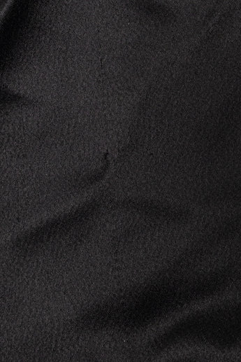 Saint Laurent Backless Cowl Mini Dress Black