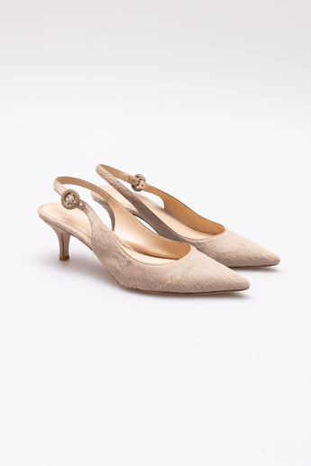 Gianvito Rossi Anna Pony Hair Heels