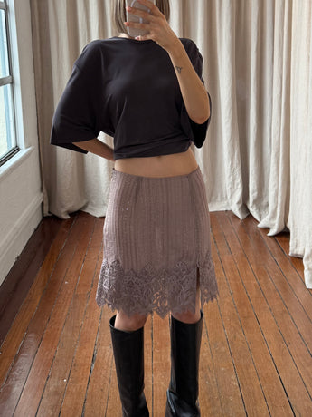Acne Studios Embroidered Sequin Skirt
