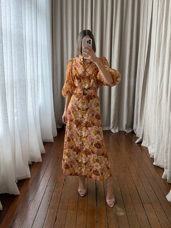 Zimmermann Tempo Puff Sleeve Dress