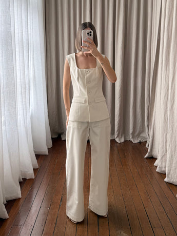 Anna Quan Button Suit Set