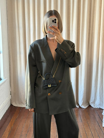 Balenciaga Hourglass Mini Bag Black